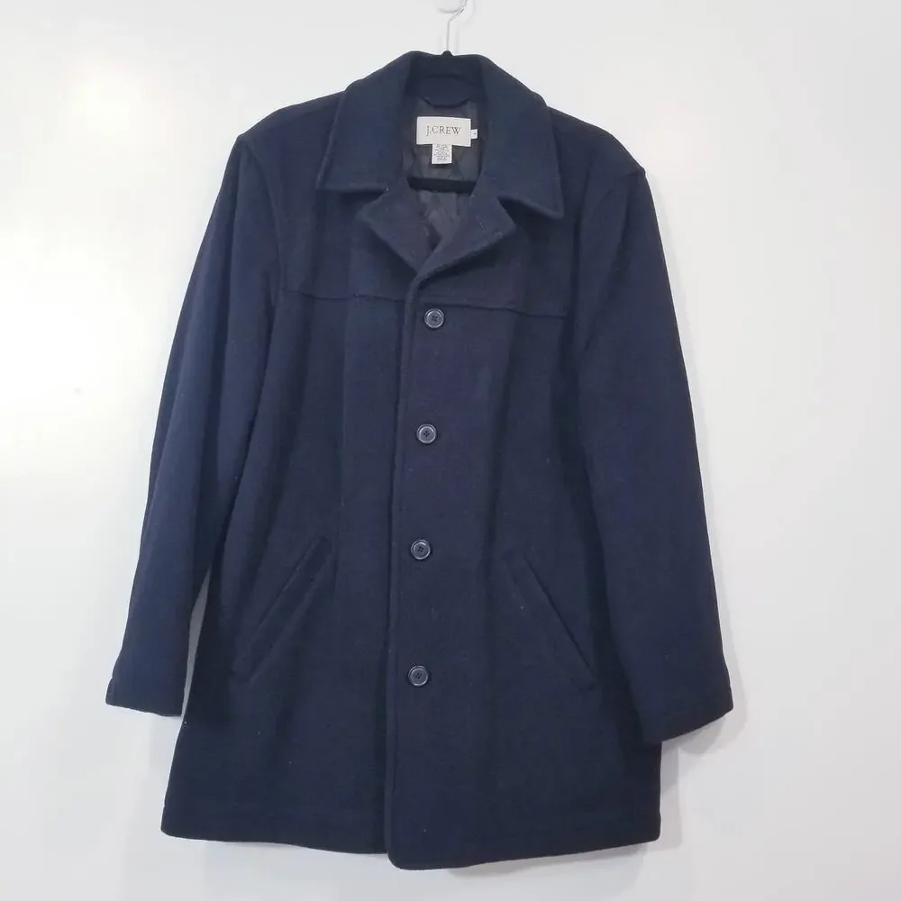 J. Crew Wool Blend Men Coat